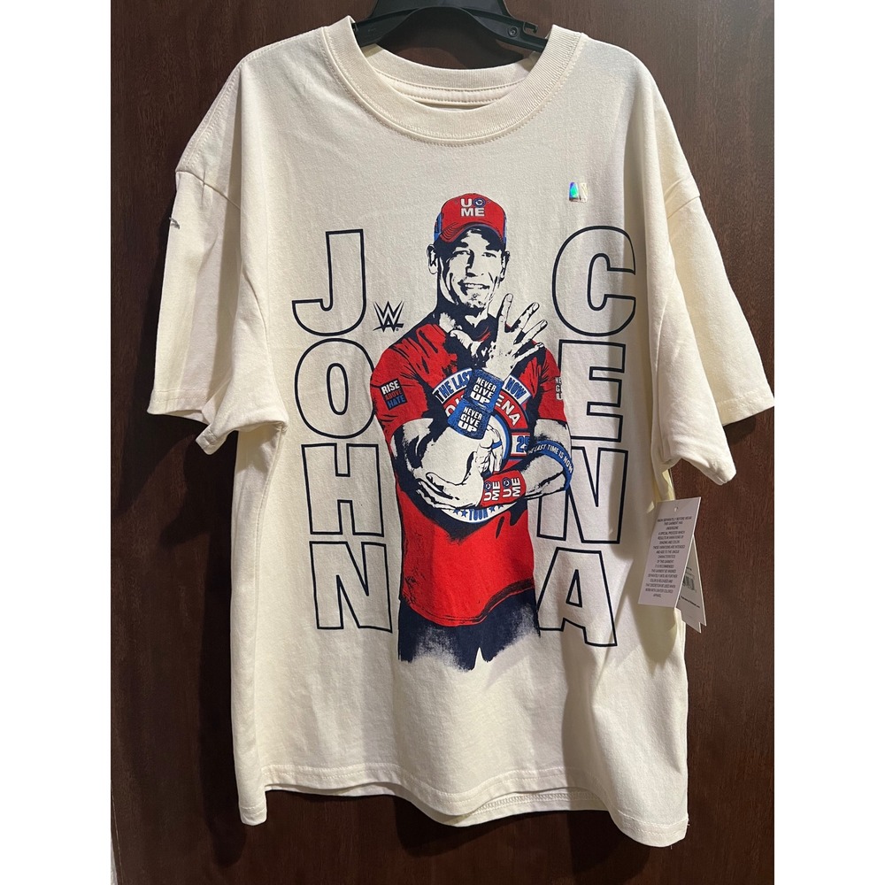John Cena Boys Graphic Tee with Short Sleeves, Size S (6-7)